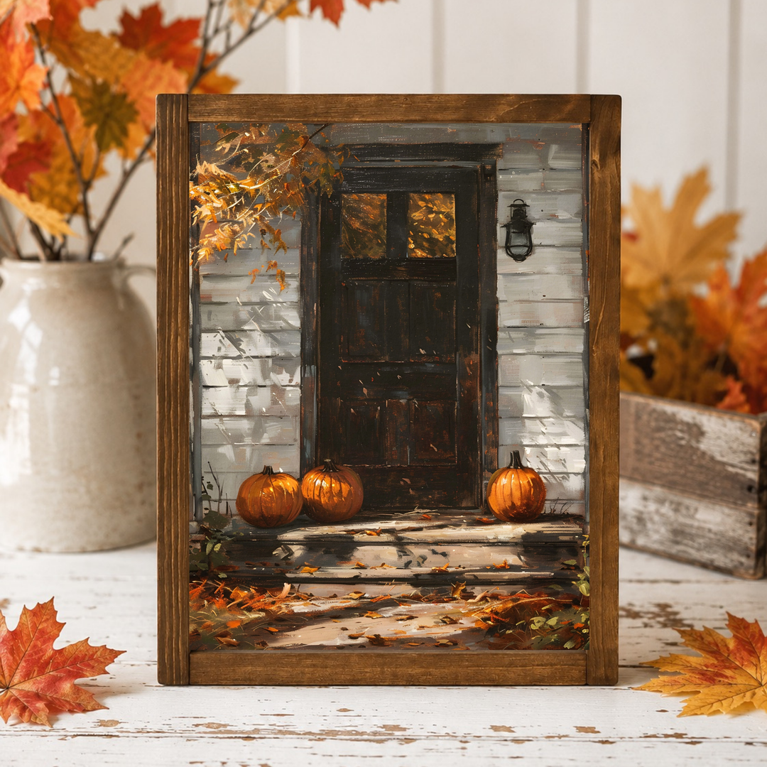 F1187 - Autumn Homestead Framed Print