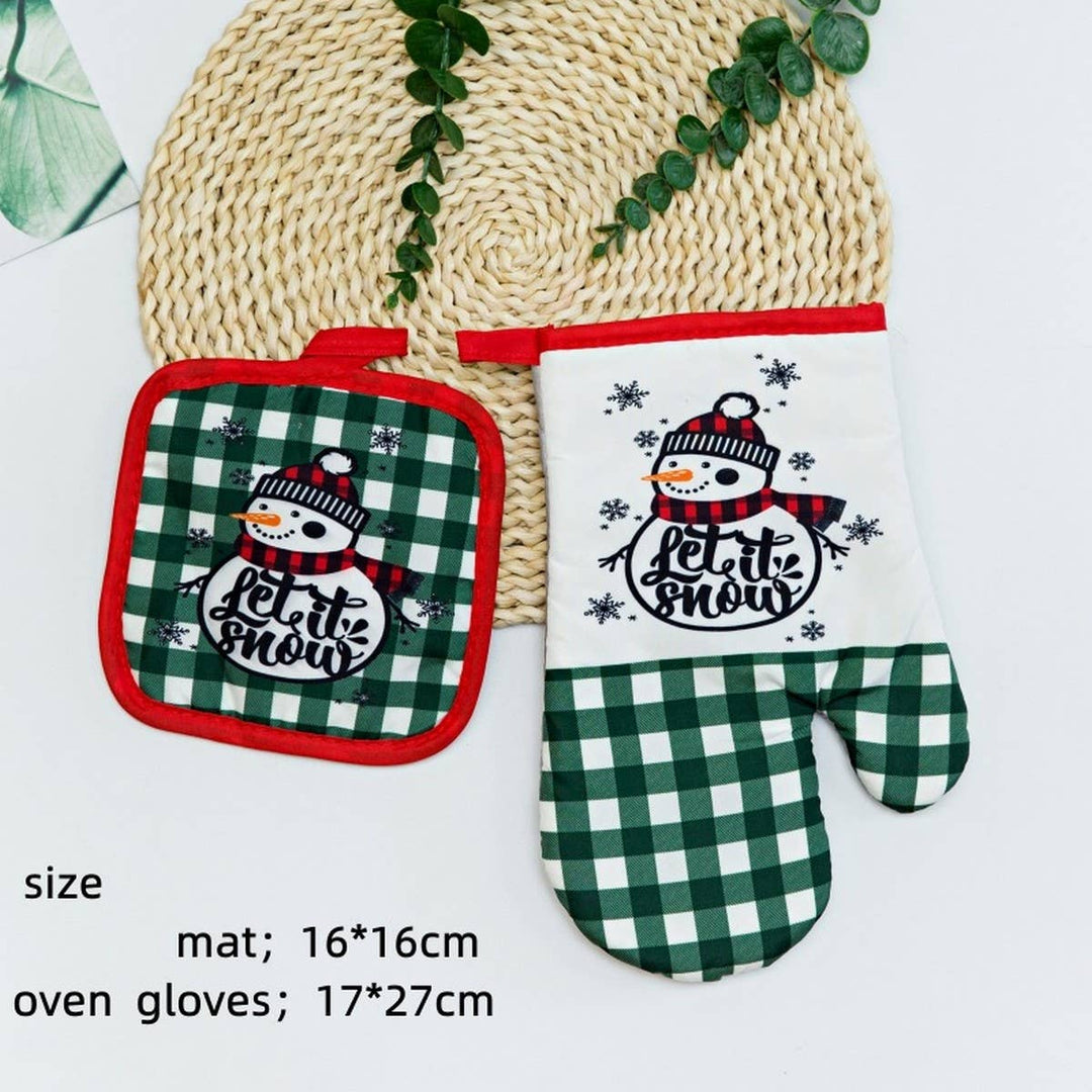 CHRISTMAS SERIES BAKING ANTI-SCALDING GLOVES_CWMM1460