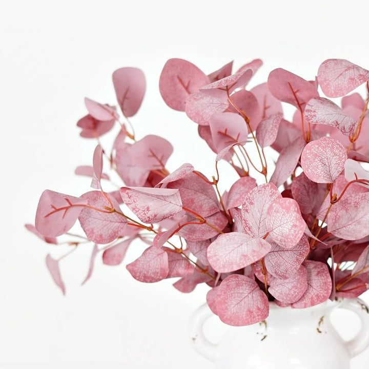 530325- 20inL Plum Silver Dollar Leaves Bush-
