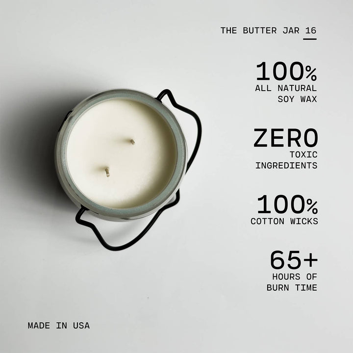 16 oz Butter Jar Candle: Layer Cake
