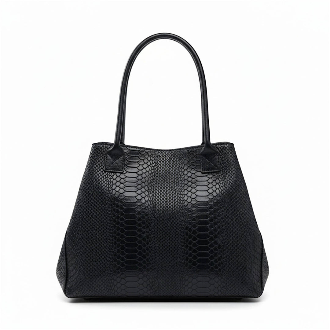 LOLA leather bag – Black – Made in Italy