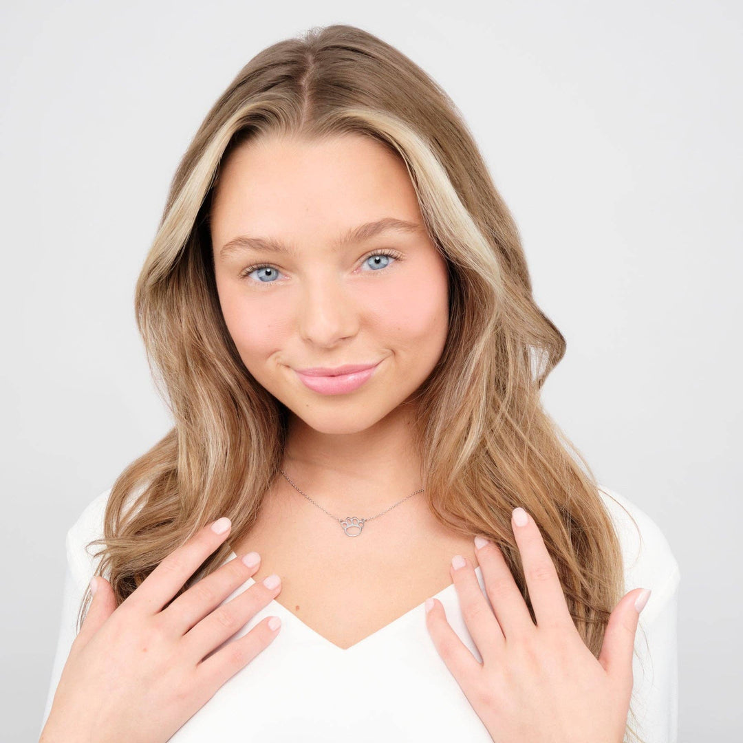 Penn State Paw Cutout Necklace
