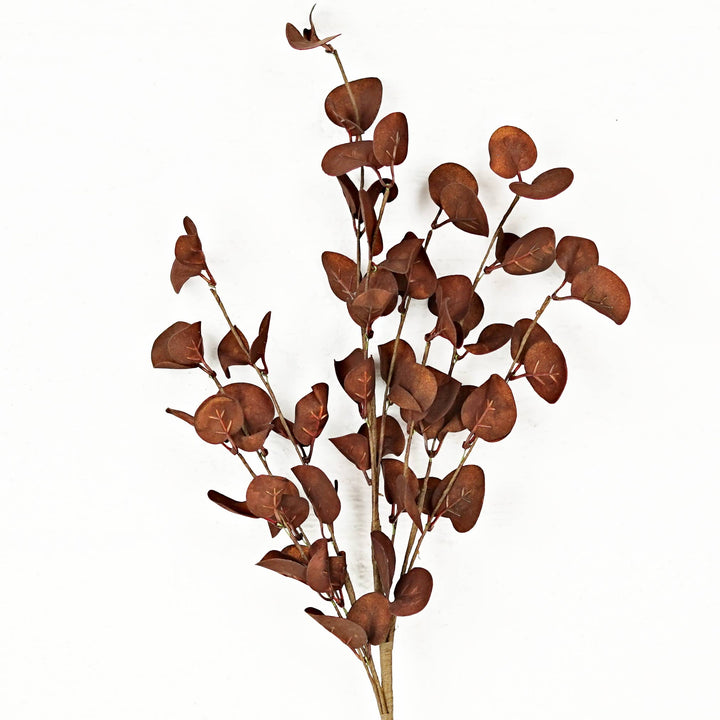 28315- 26in Spray-Foamy Silver Dollar Leaves-Coffee
