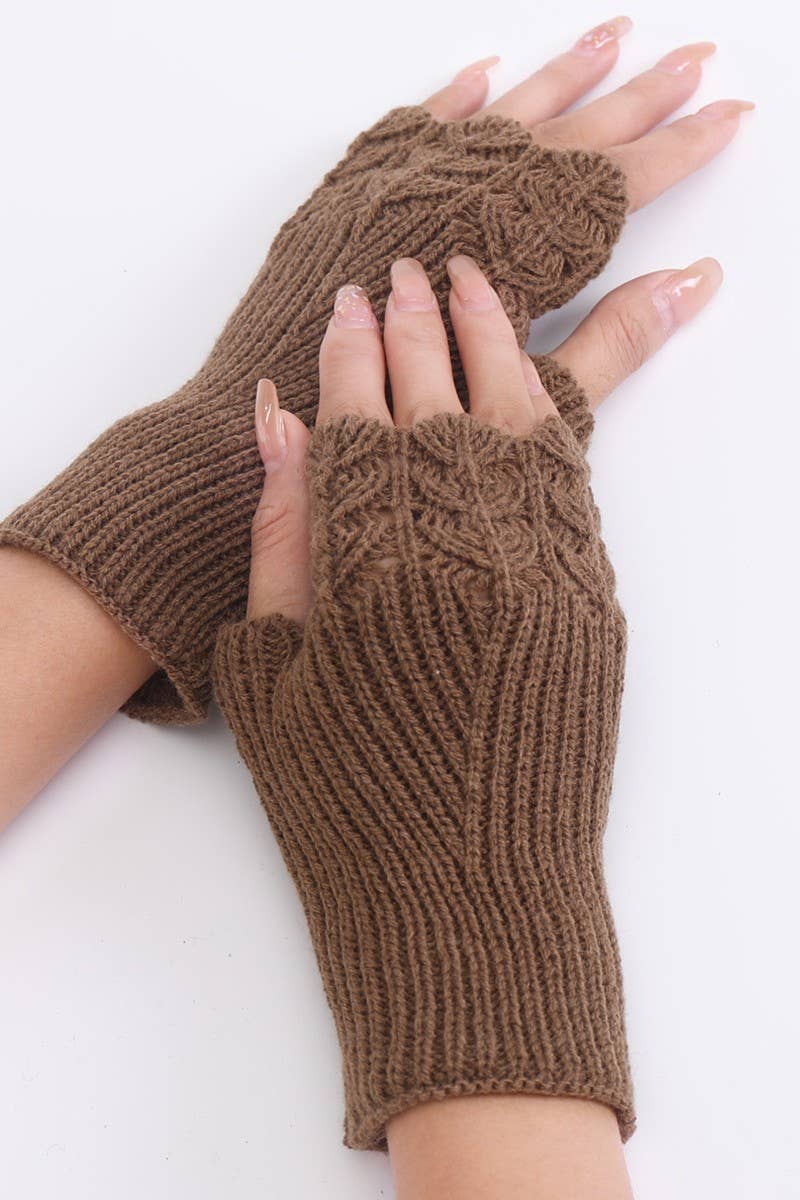 WINTER SOLID STYLISH KNIT HAND WARMERS_CWAG019
