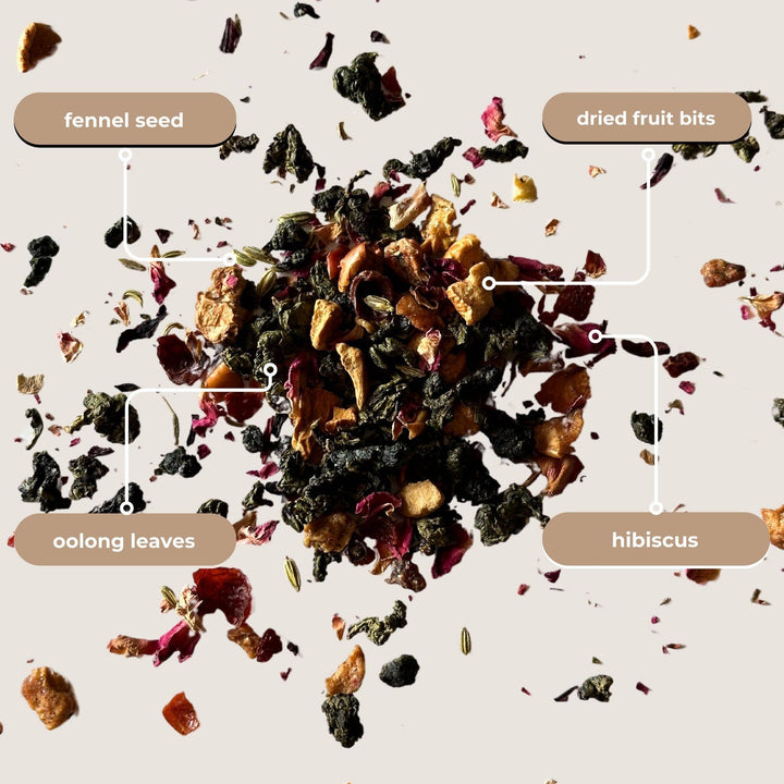 Fruit &amp; Berry Oolong Mini Tea Tube Gift (5 tea bags)