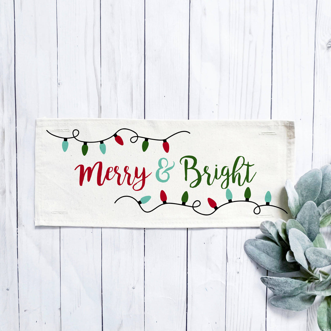 PANEL ONLY: Christmas, MERRY &amp; BRIGHT