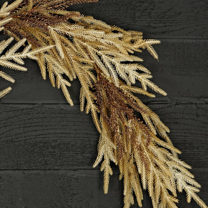 511281- 4ft Garland-Beige Brown Soft Touch Norfolk Pine