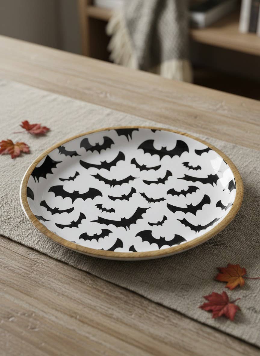 Flying Bat Platter 10in