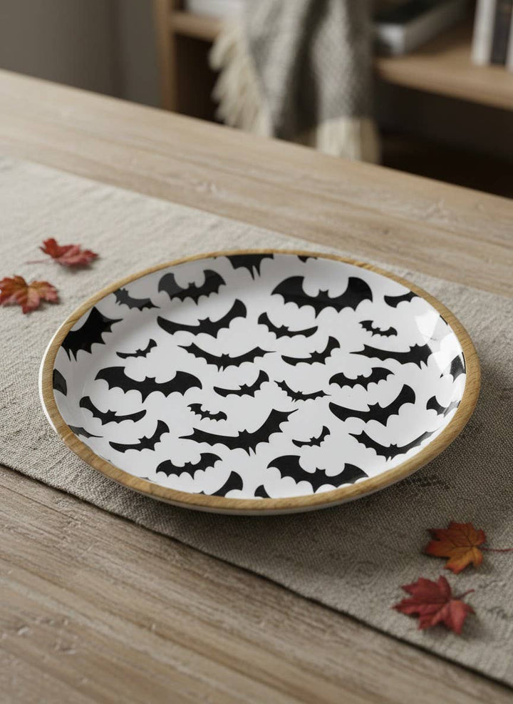 Flying Bat Platter 10in