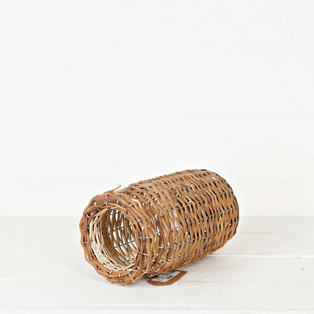 570367- Milk Bucket Willow Basket-Brown-10Hx6D-