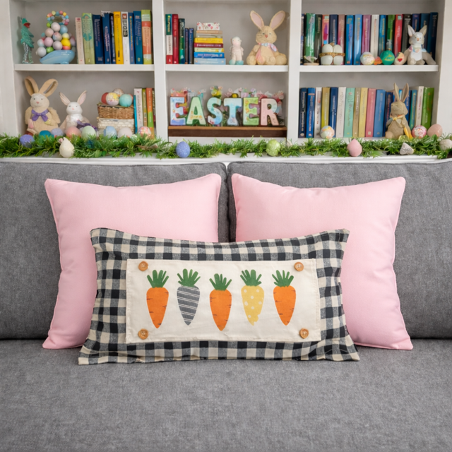 BUFFALO CHECK: GINGHAM PILLOW ONLY (with insert)