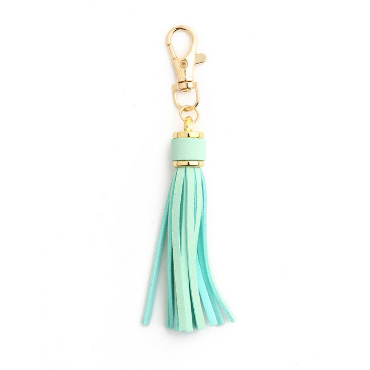 TASSEL LEATHER KEYCHAIN ACCESSORY_CWMM1284