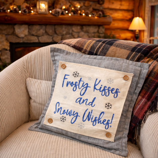 PILLOW ONLY: Charcoal Square CHARCOAL PILLOW