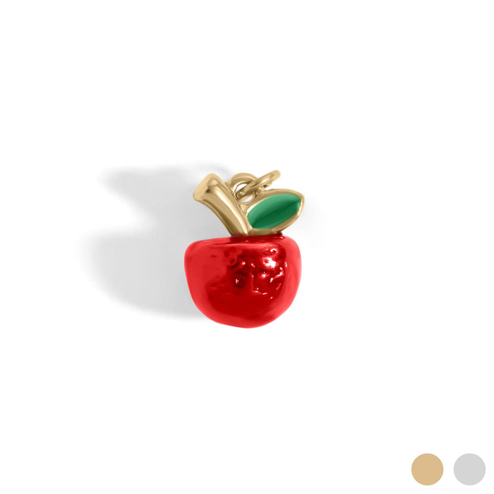 18K Gold Stainless Steel Apple Fruit Charm