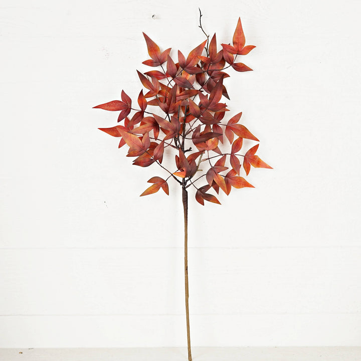 530655- 24in Spray-Dark Burgundy Japanese Maple Leaves