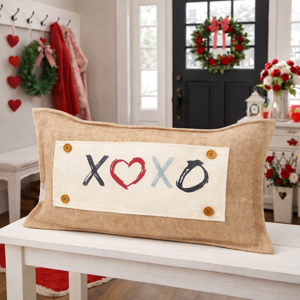 BURLAP: PILLOW ONLY (with insert)
