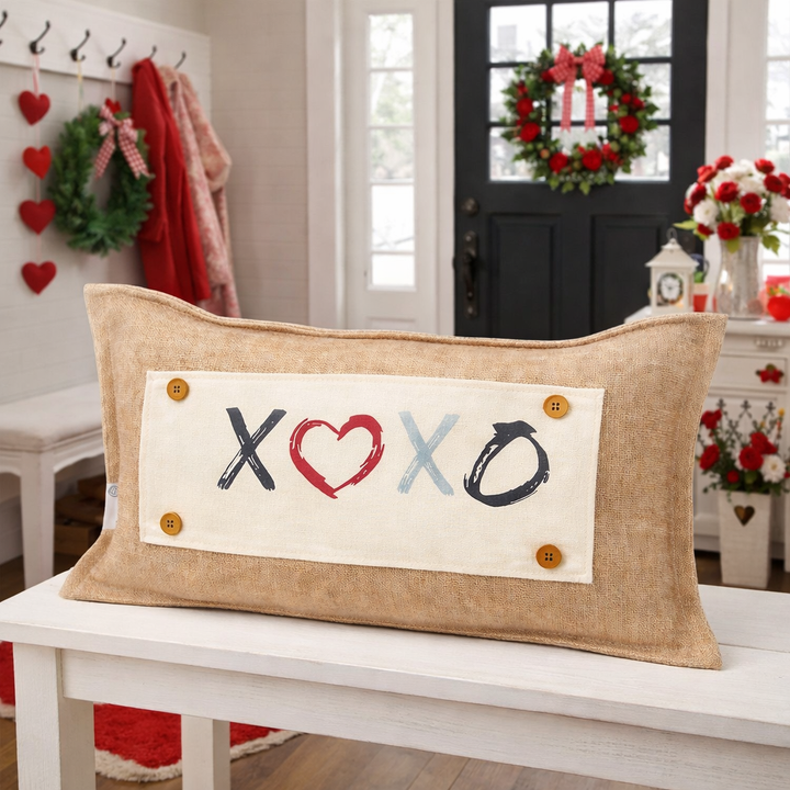 BURLAP: PILLOW ONLY (with insert)