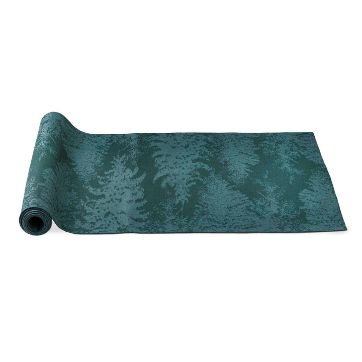 Wilde Pine Jacquard Runner Green Multi Cotton Christmas