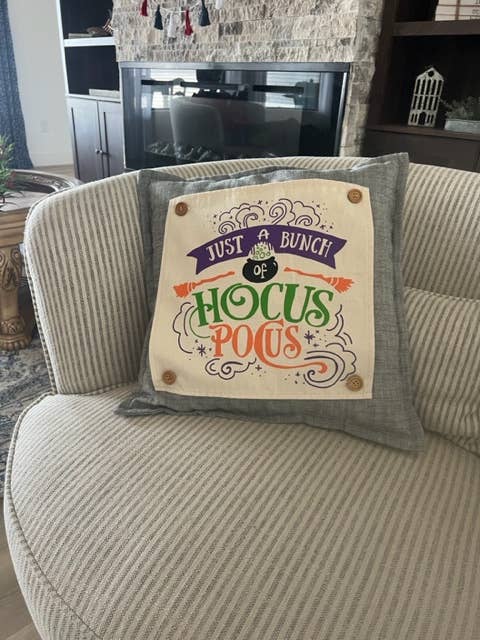 SQUARE PANEL ONLY: Fall Halloween Witch HOCUS POCUS
