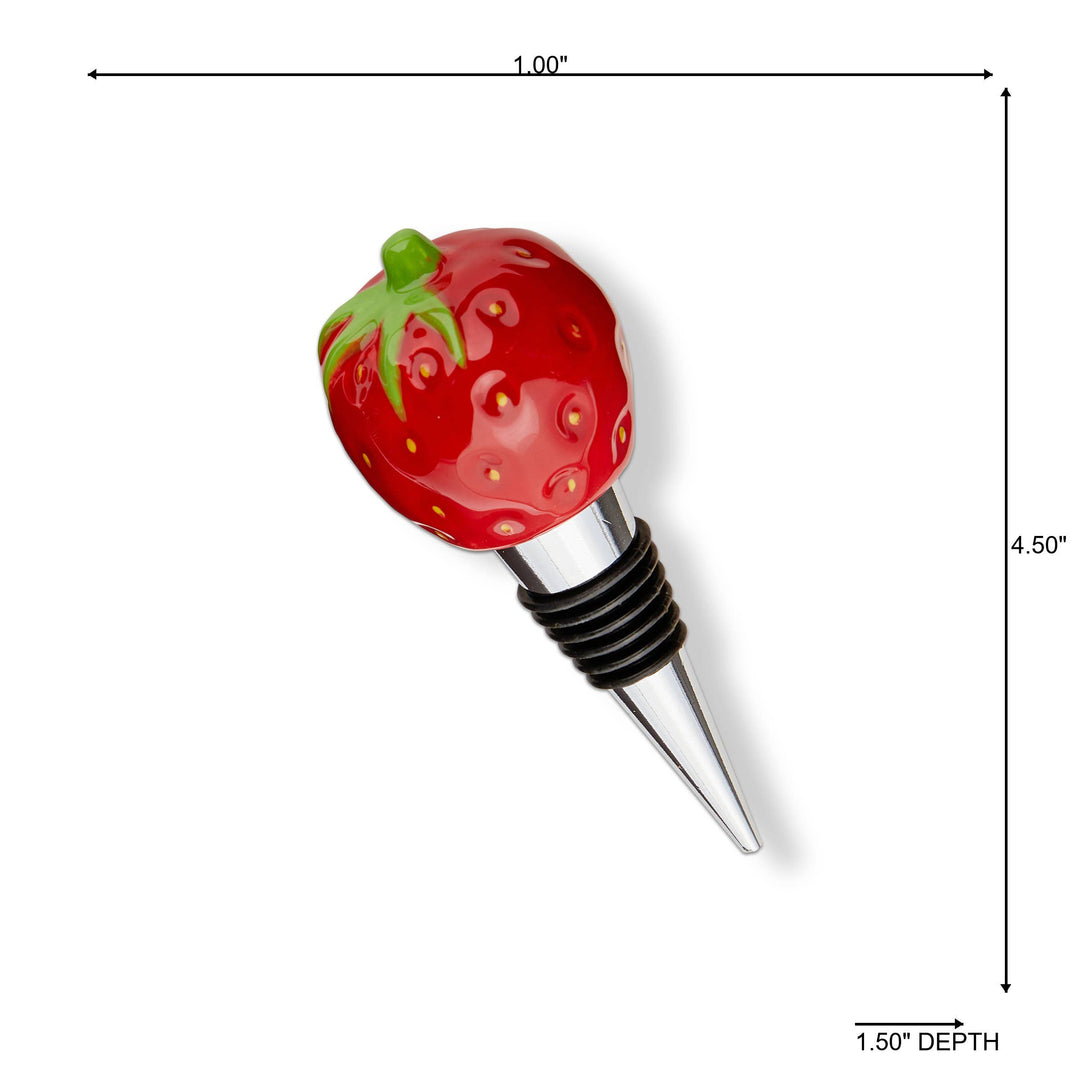 Strawberry Bottle Stopper