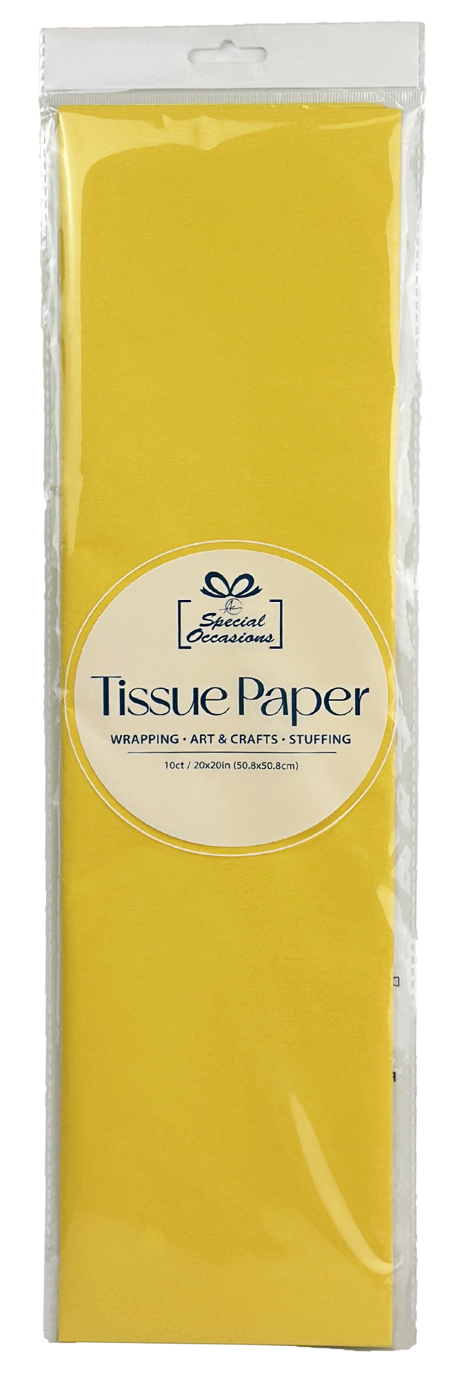 Gift Tissue Paper, 20x20in, 10 Sheets, Available in 18 Color