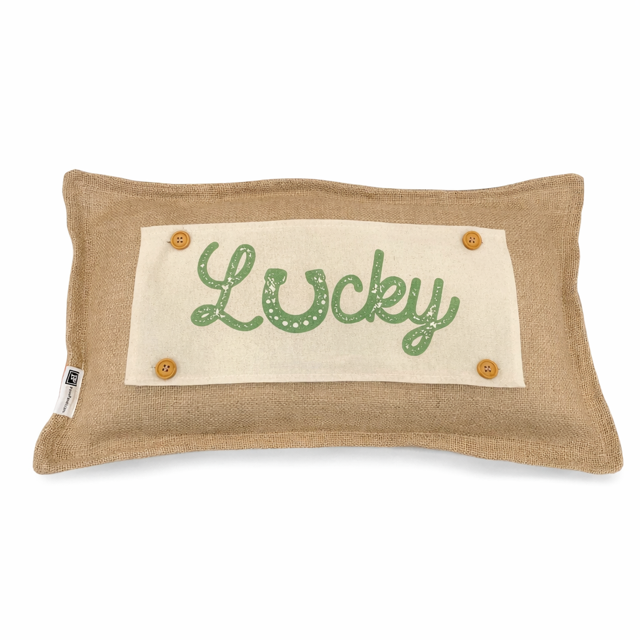 BURLAP: PILLOW ONLY (with insert)