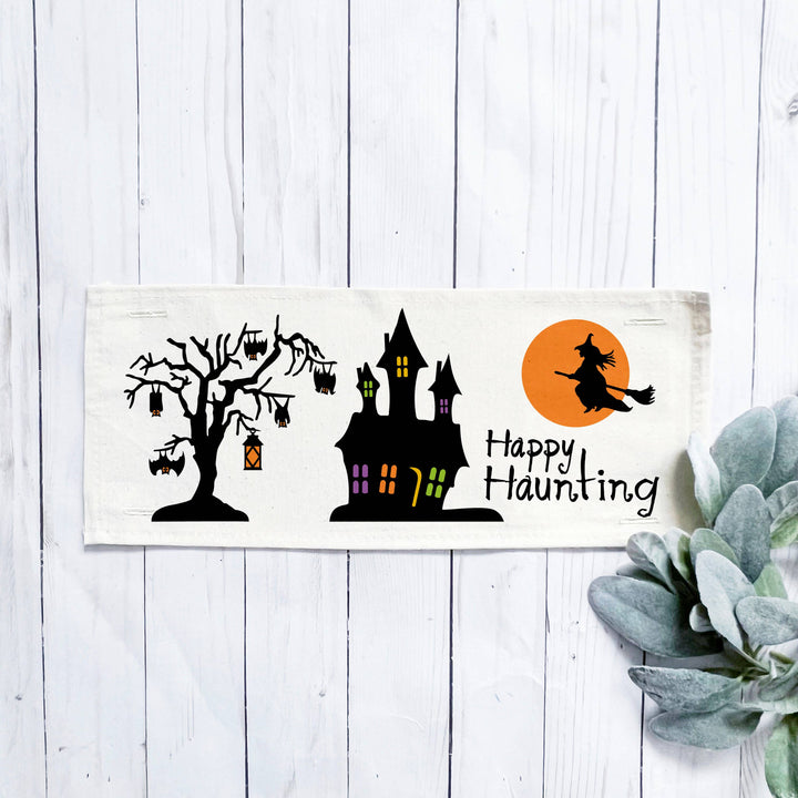 PANEL ONLY: Halloween October Fall Bats HAUNTED HOUSE