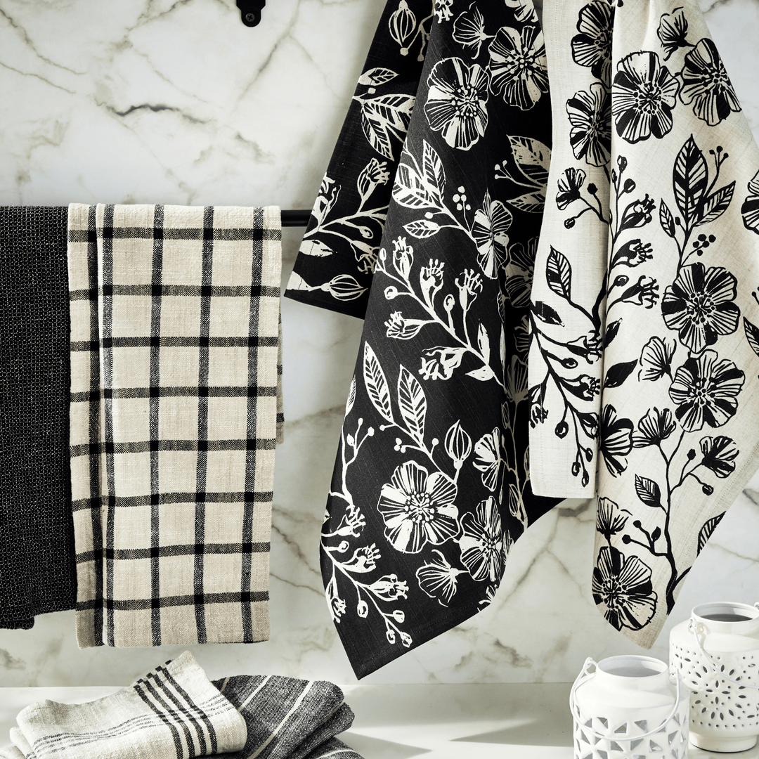 Canyon Print Floral Dishtowel Set of 2 B Everyday