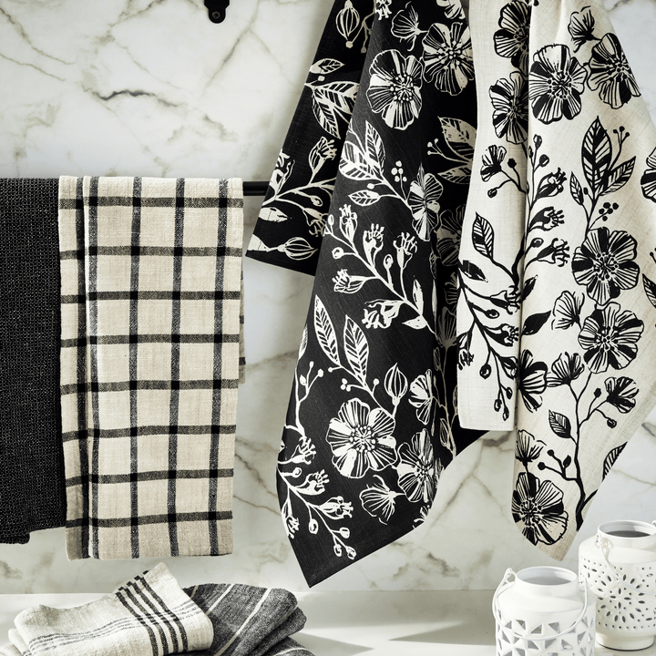Canyon Print Floral Dishtowel Set of 2 B Everyday