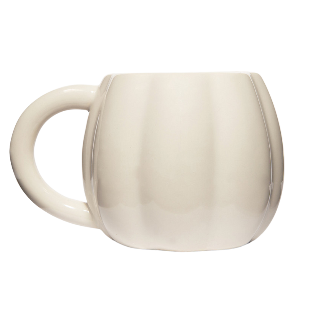 Cream Pumpkin Coffee Mug - Fall Decor &amp; Gifts