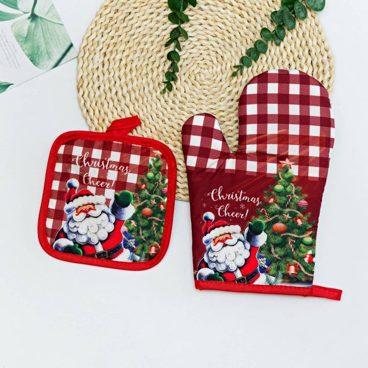 CHRISTMAS SERIES BAKING ANTI-SCALDING GLOVES_CWMM1460