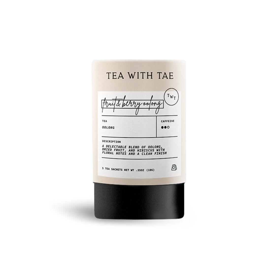 Fruit &amp; Berry Oolong Mini Tea Tube Gift (5 tea bags)