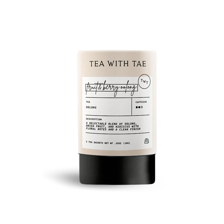 Fruit &amp; Berry Oolong Mini Tea Tube Gift (5 tea bags)