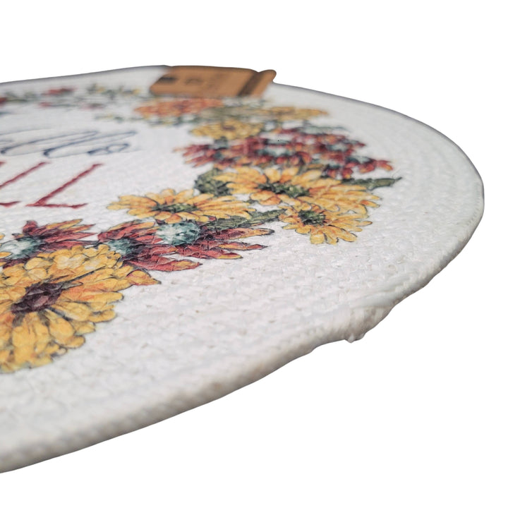 "Pumpkin Spice" Braided Round Placemats