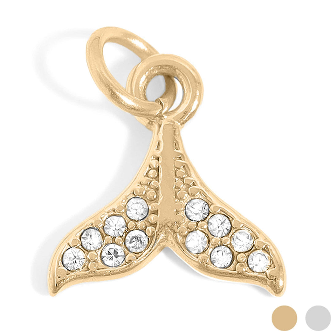 18K Gold PVD Stainless Steel Mermaid Tail Charm