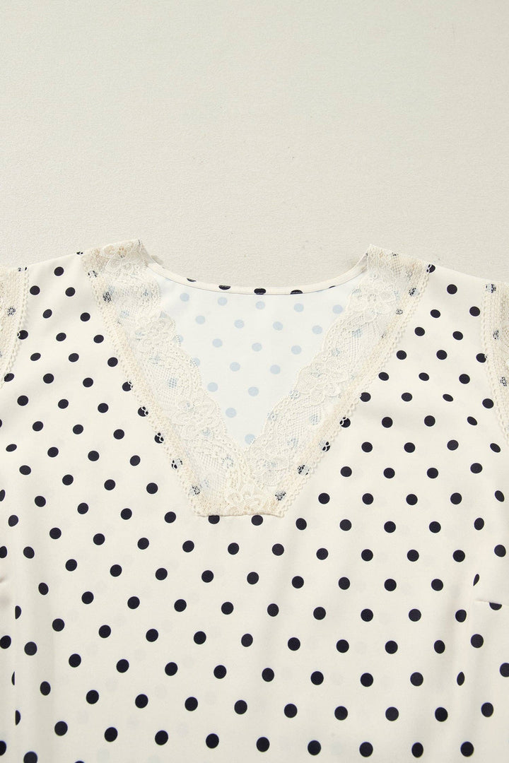 Alina Lace Trim Sleeveless PLUS Top